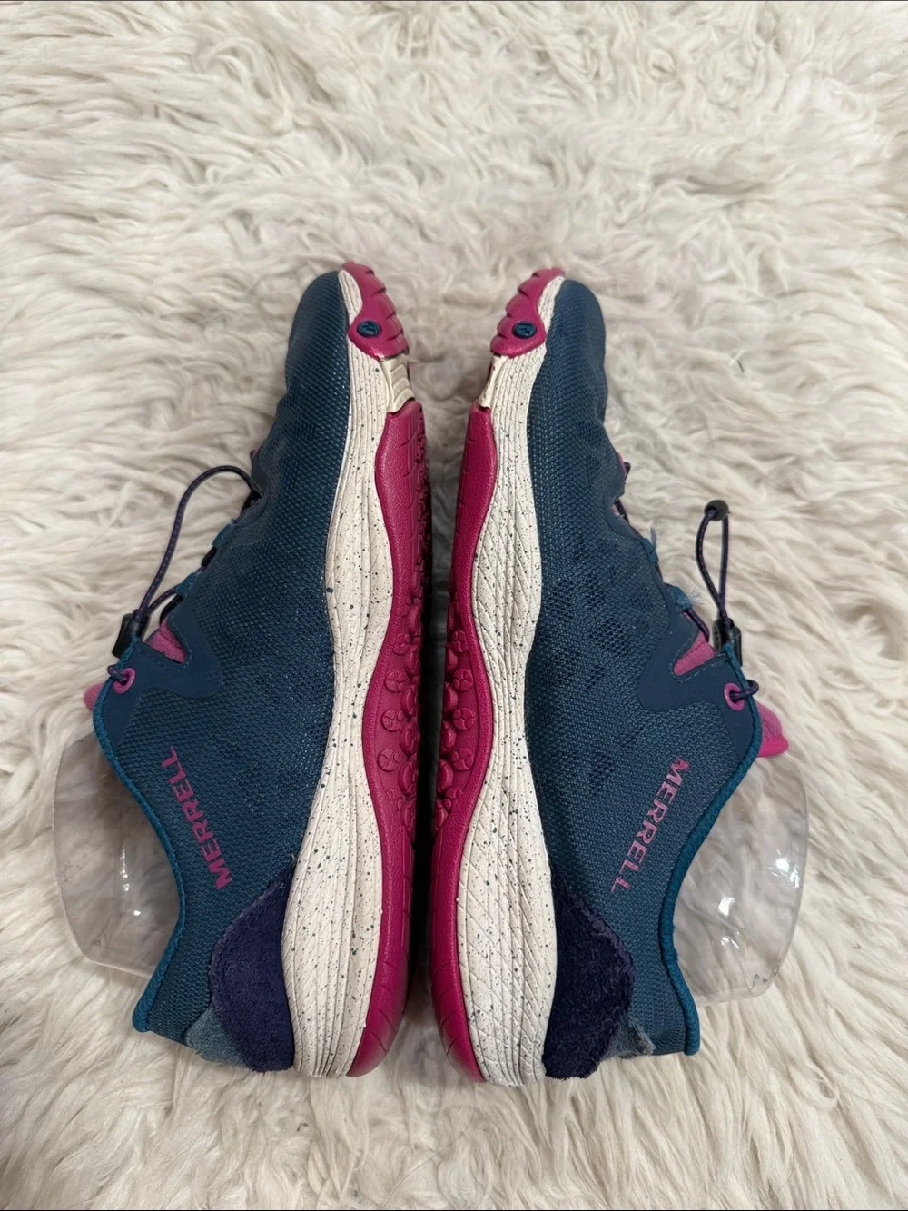 Merrell Select Grip Blue Wing Running Shoes Blue Pink Unifly Women 7.5- J69938